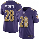 Nike Men & Women & Youth Ravens 28 Anthony Averett Purple Color Rush Limited Jersey,baseball caps,new era cap wholesale,wholesale hats